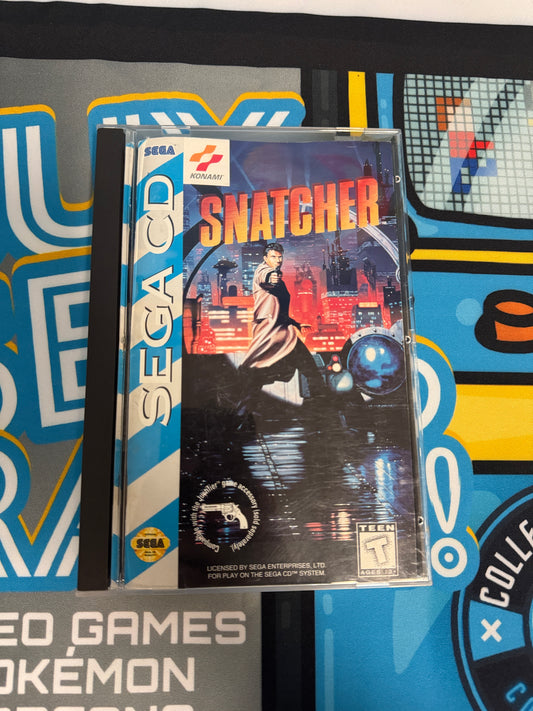 Snatcher CIB Sega CD Game!