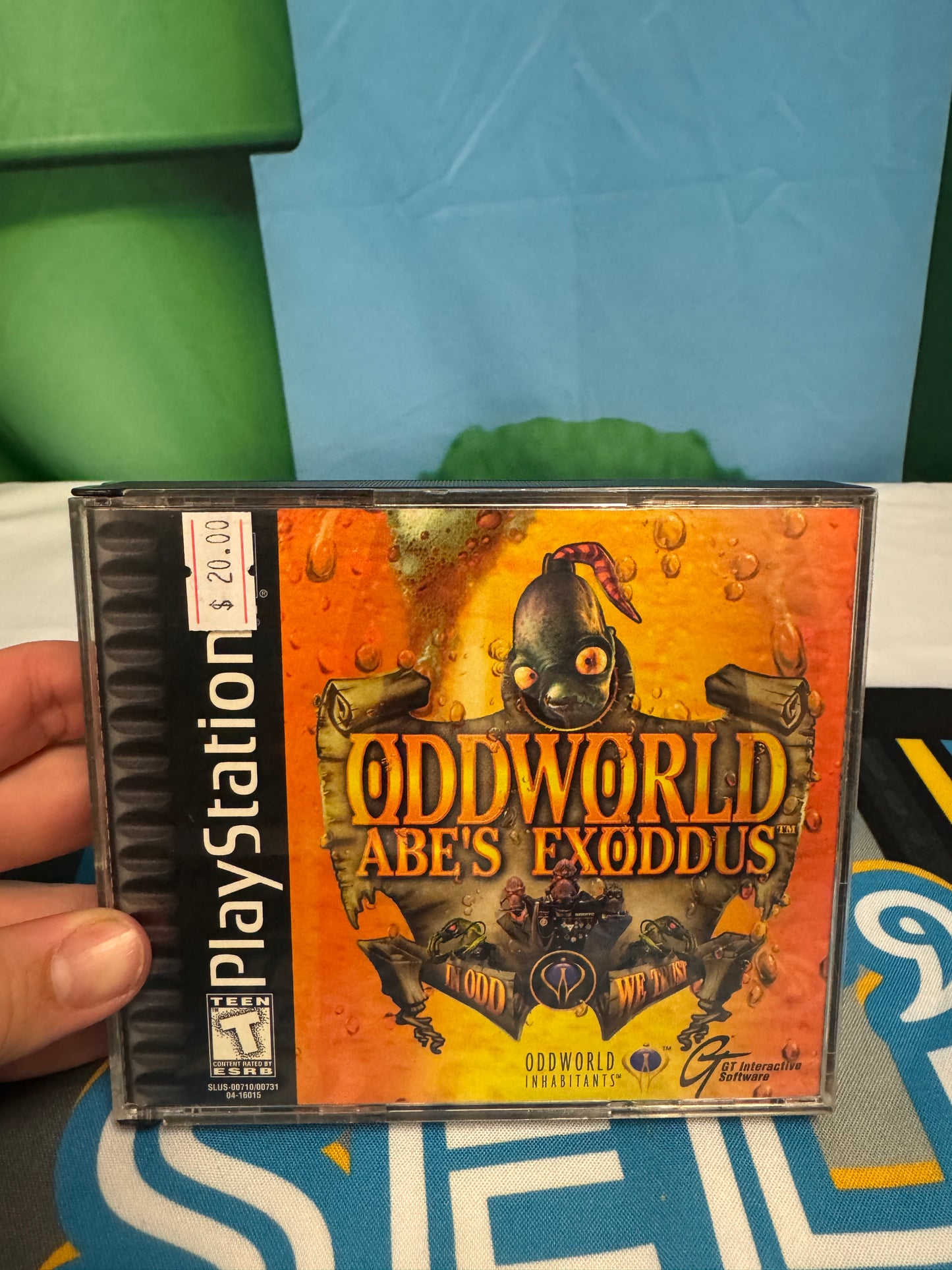 OddWorld Abe's Exodus CIB PS1 Game!