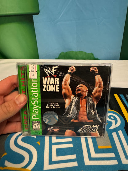 WWF War Zone CIB PS1 Game!